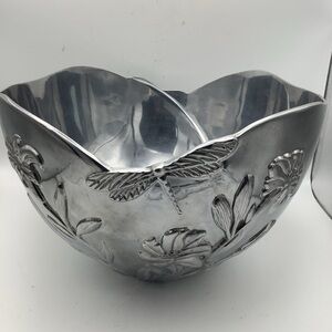 Lenox Butterfly Meadow Aluminum Holloware  Large Serving Bowl